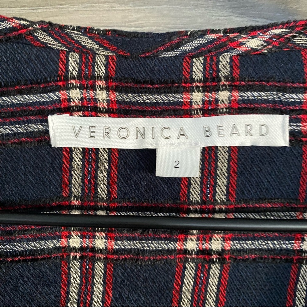 Veronica Beard Peggy Plaid Blouse - Picture 4 of 8